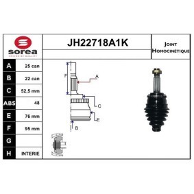 Acquista Kit giunti semiasse da SNRA JH22718A1K a buon mercato per soli 137,15 €