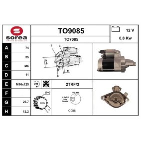 Anlasser TO9085 von SNRA günstig für 146,01 € online kaufen