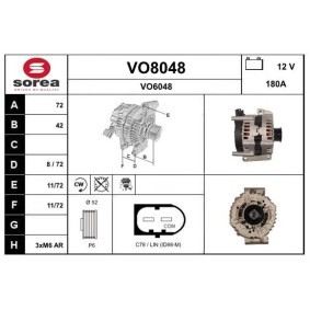 Køb Generator af SNRA VO8048 til den lave pris 3149,62 DKK