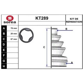 Acquista Kit cuffia, semiasse da SERA KT289 a buon mercato per soli 13,69 €