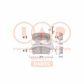 Bremsbeläge 704-10071P von IAP QUALITY PARTS günstig für 100,00 € online kaufen