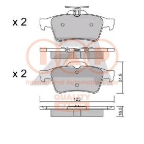 Bremsbeläge für JAGUAR von IAP QUALITY PARTS
