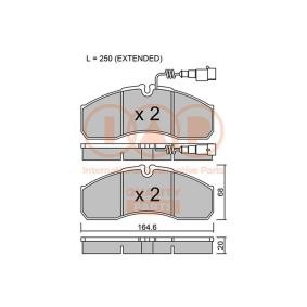 Bremsbeläge für IVECO von IAP QUALITY PARTS
