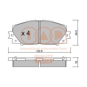 Bremsbeläge von IAP QUALITY PARTS 704-17007P