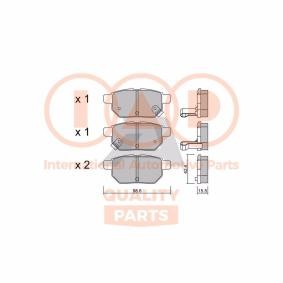 Bremsbeläge von IAP QUALITY PARTS 704-17008P