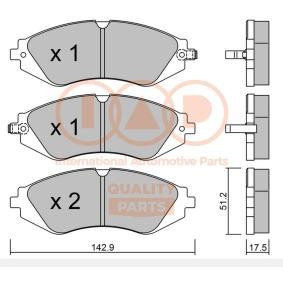 Bremsbeläge für DAEWOO von IAP QUALITY PARTS