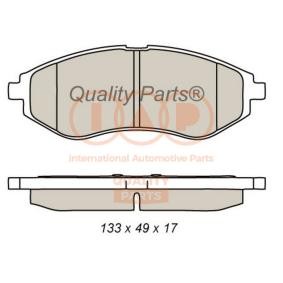Bremsbeläge für DAEWOO von IAP QUALITY PARTS