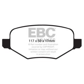 Bremsbeläge DP1826 von EBC Brakes günstig für 64,38 € online kaufen