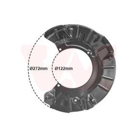 Acquista Lamiera paraspruzzi disco freno da VAN WEZEL 0502372 a buon mercato per soli 38,34 €