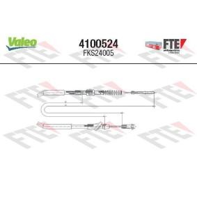 Achetez des Câble d'embrayage FTE 4100524 à prix pour 43,82 €
