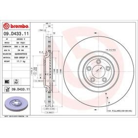 Compre Disco de travão da BREMBO 09.D433.11 a um preço baixo por 148,05 €