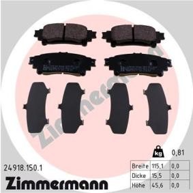 Bremsbeläge für LEXUS von ZIMMERMANN