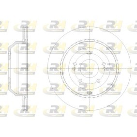Bremsscheibe 62123.10 von ROADHOUSE günstig für 115,21 € online kaufen