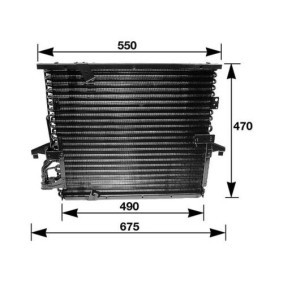 Klimakondensator AC 147 000S INNOCENTI von MAHLE ORIGINAL