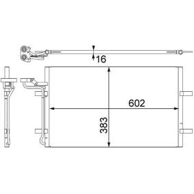 Köp Kondensor, klimatanläggning av MAHLE ORIGINAL AC 410 001S till det låga priset 1509,92 kr