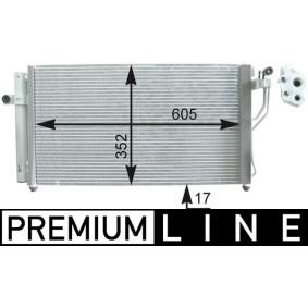 Köp Kondensor, klimatanläggning av MAHLE ORIGINAL AC 438 000P till det låga priset 1809,44 kr