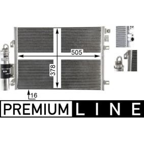 Köp Kondensor, klimatanläggning av MAHLE ORIGINAL AC 860 000P till det låga priset 1136,96 kr