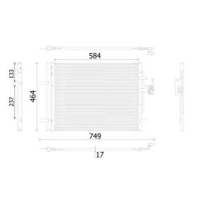 Acquista Condensatore climatizzatore da MAHLE ORIGINAL AC 934 000S a buon mercato per soli 183,76 €