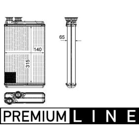 Compre Permutador de calor, aquecimento do habitáculo da MAHLE ORIGINAL AH 195 000P a um preço baixo por 70,77 €