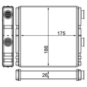 Compre Radiador de calefacción de MAHLE ORIGINAL online para LAGUNA III (BT0/1) a precios moderados