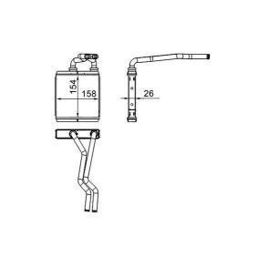 Kjøp Varmeapparat register av MAHLE ORIGINAL AH 267 000S til den lave prisen 1249,66 NOK