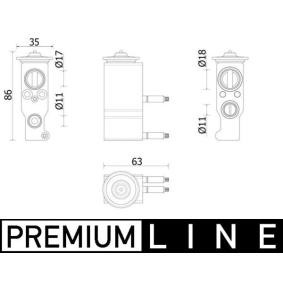Köp Expansionsventil till AC av MAHLE ORIGINAL AVE 143 000P till det låga priset 761,65 kr