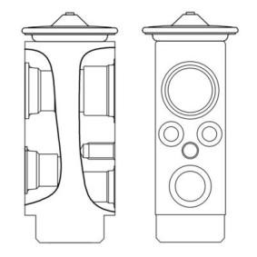 Expansionsventil, Klimaanlage für MERCEDES-BENZ von MAHLE ORIGINAL