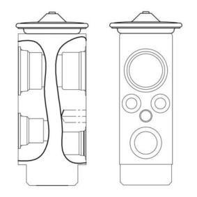 Expansionsventil, Klimaanlage für MERCEDES-BENZ von MAHLE ORIGINAL