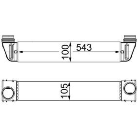 Ladeluftkühler CI 189 000S von MAHLE ORIGINAL günstig für 200,33 € online kaufen
