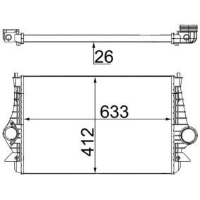 Achetez des Intercooler MAHLE ORIGINAL CI 197 000S à prix pour 201,20 €