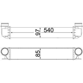 Ladeluftkühler CI 338 000S von MAHLE ORIGINAL günstig für 143,75 € online kaufen