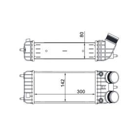 Achetez des Intercooler MAHLE ORIGINAL CI 418 000S à prix pour 107,22 €