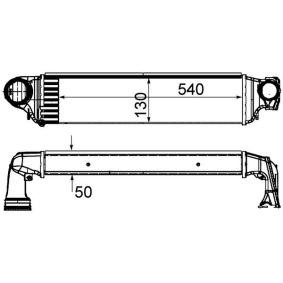 Ladeluftkühler für BMW von MAHLE ORIGINAL