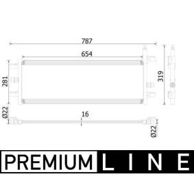 Kjøp Lavtemperaturkjøler, intercooler av MAHLE ORIGINAL CIR 35 000P til den lave prisen 4004,71 NOK
