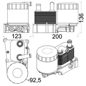 Ölkühler CLC 191 000S von MAHLE ORIGINAL günstig für 84,43 € online kaufen