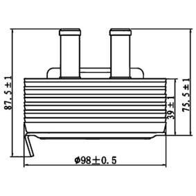 Ölkühler CLC 197 000S von MAHLE ORIGINAL günstig für 65,34 € online kaufen