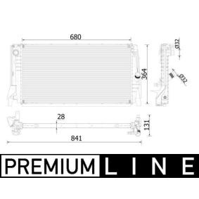 Kjøp Radiator, motorkjøling av MAHLE ORIGINAL CR 2321 000P til den lave prisen 2176,14 NOK