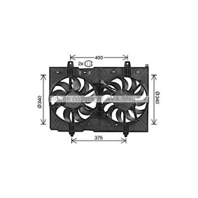 Kühlerlüfter DN7539 von PRASCO günstig für 216,15 € online kaufen