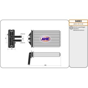 Compre Radiador da chaufage de AHE online para 911 Cabriolet (997) a preços moderados