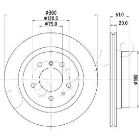 Bremsscheibe 610118 von JAPKO günstig für 61,57 € online kaufen