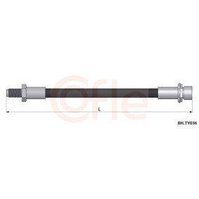 Bremsschlauch BH.NI025 von COFLE günstig für 10,32 € online kaufen