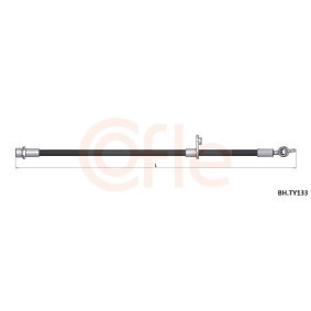 Compre Tubo flexível de travão da COFLE BH.TY015 a um preço baixo por 12,65 €