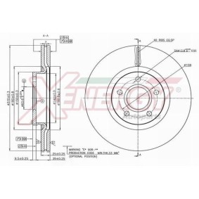 Bremsscheibe X602536 von AP XENERGY günstig für 86,15 € online kaufen