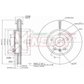 Bremsscheibe X602736 von AP XENERGY günstig für 143,18 € online kaufen