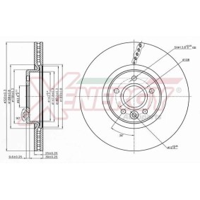 Bremsscheibe X602760 von AP XENERGY günstig für 64,66 € online kaufen