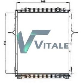 Kühler, Motorkühlung für RENAULT TRUCKS von VITALE