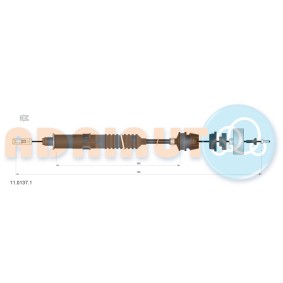 Kupplungsseil 11.0137.1 von ADRIAUTO günstig für 90,64 € online kaufen