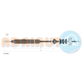Kupplungsseil 11.0138.1 von ADRIAUTO günstig für 44,49 € online kaufen
