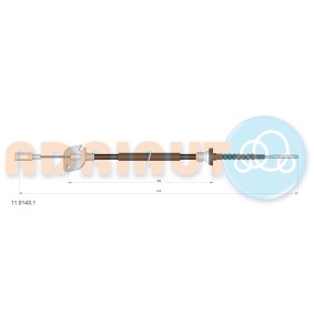 Kupplungsseil 11.0143.1 von ADRIAUTO günstig für 18,72 € online kaufen
