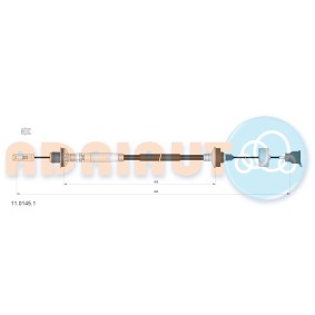 Kupplungsseil 11.0145.1 von ADRIAUTO günstig für 27,03 € online kaufen